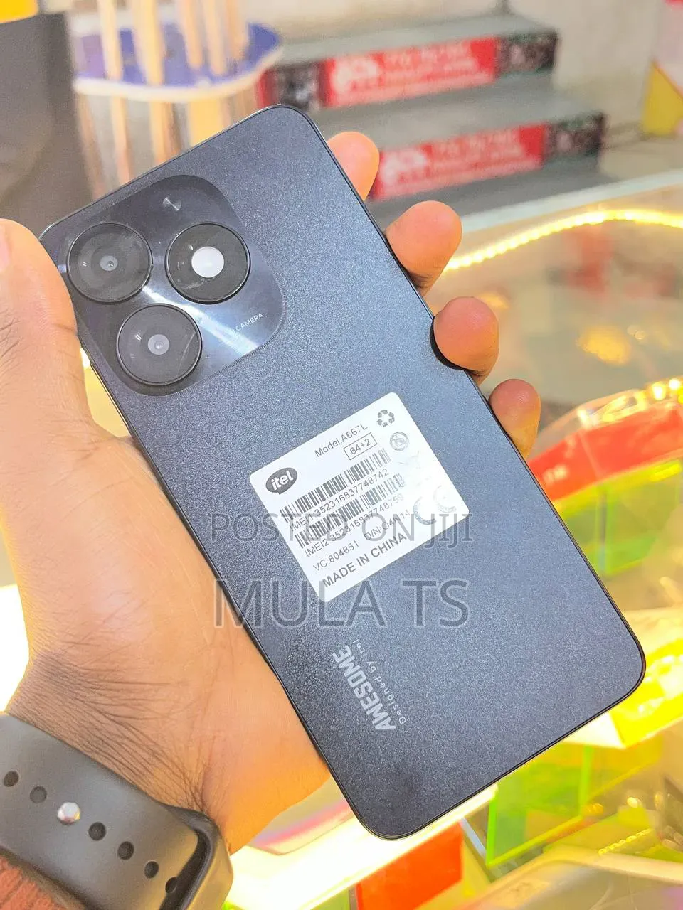 New Itel A50 128 GB Black