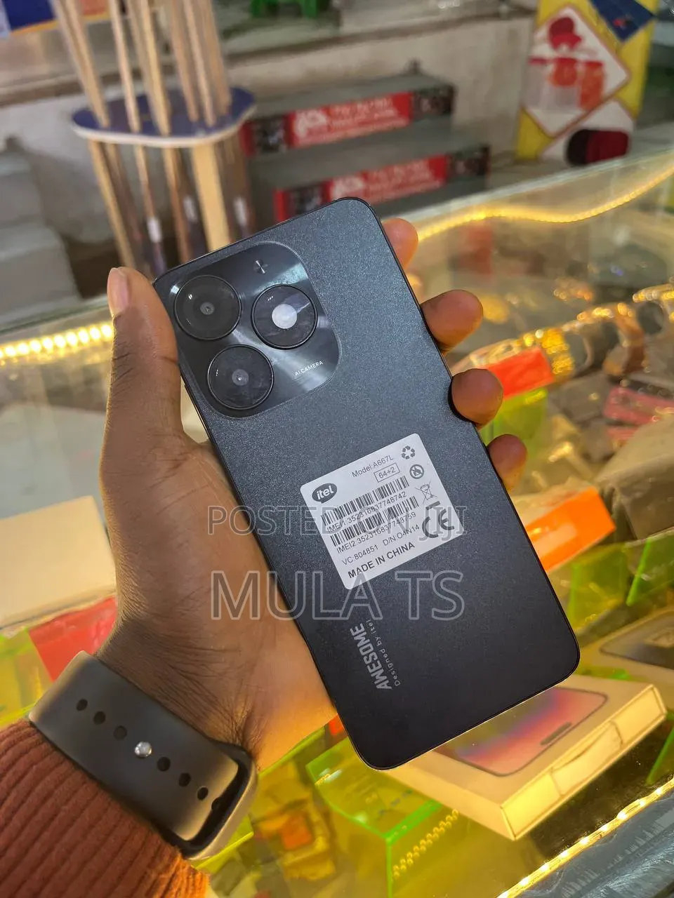 New Itel A50 128 GB Black