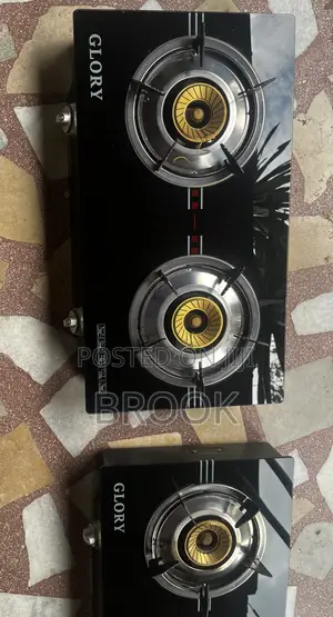 Glory 2-Burner Glass Top Gas Stove – Clean Excellent Condition