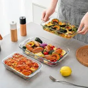3-Piece Glass Bakeware Set