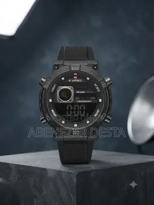 Naviforce Nf9241t Multifunctional Sports Watch, Featuring a Prominent