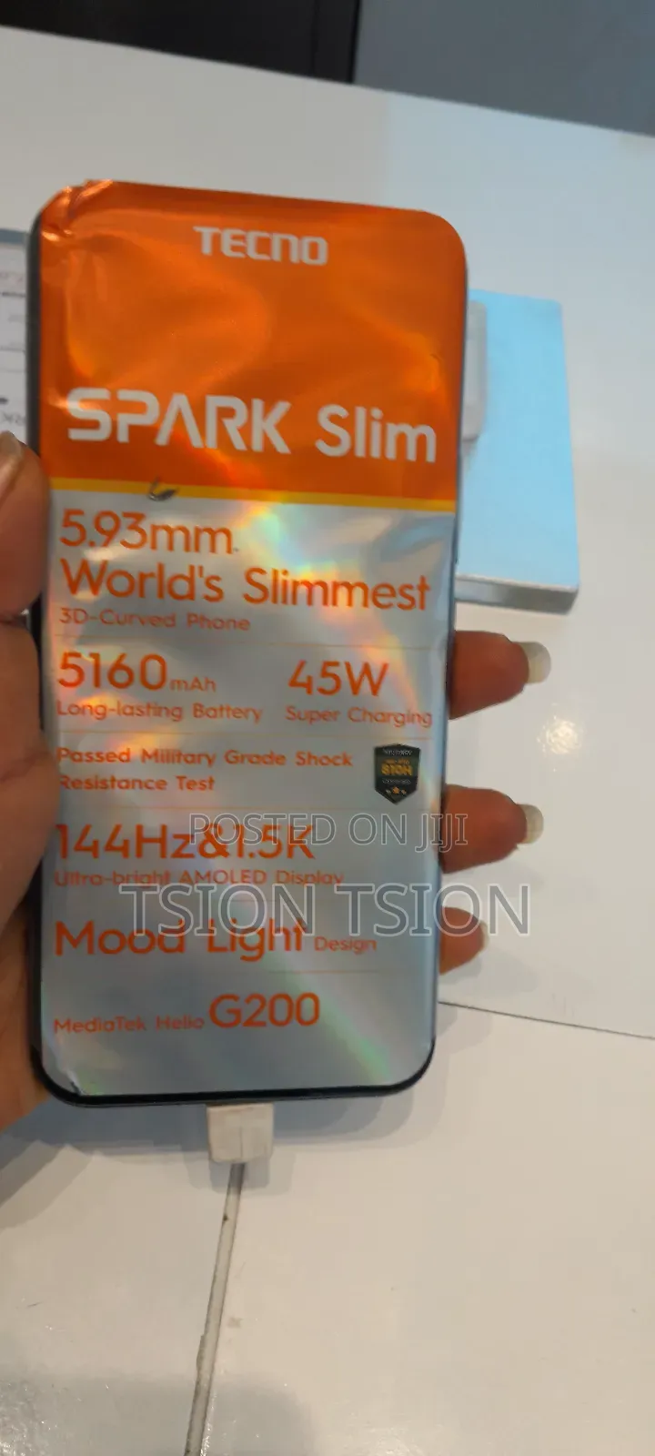 New Tecno Spark Slim 256 GB Black