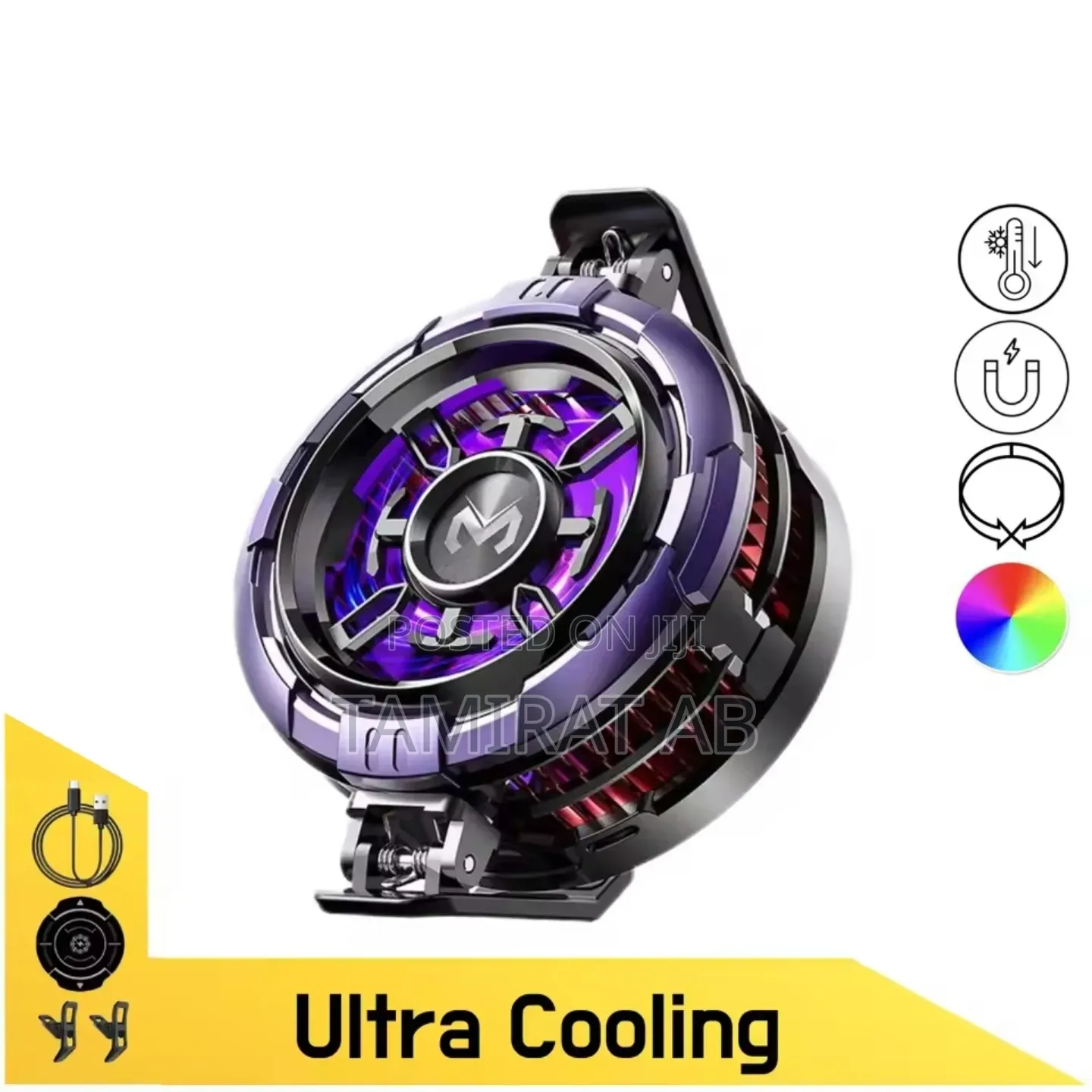 Memo Cx08 15w Frozen Type Magnetic Clip Phone Cooler