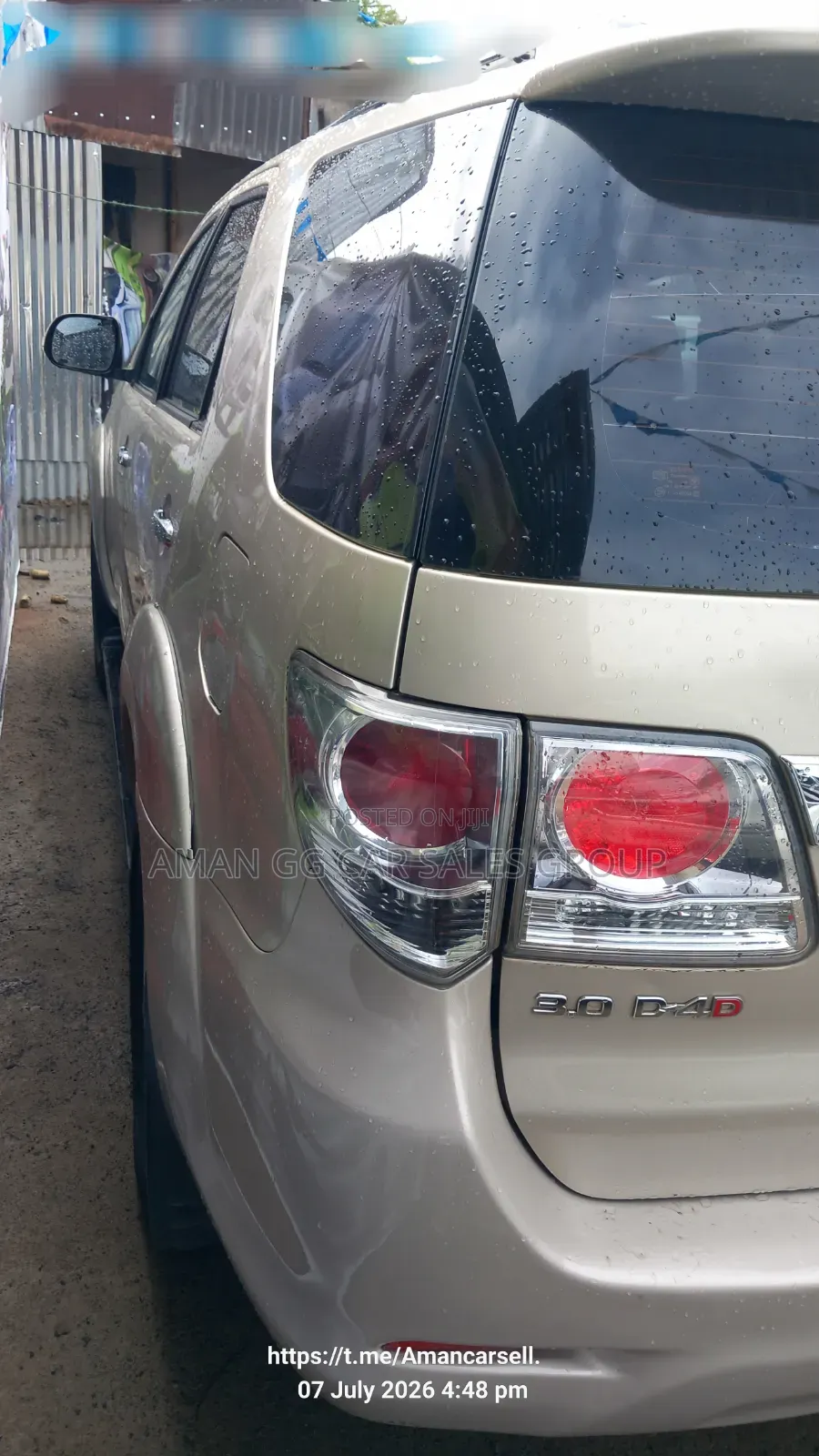 Toyota Fortuner 2011 Beige