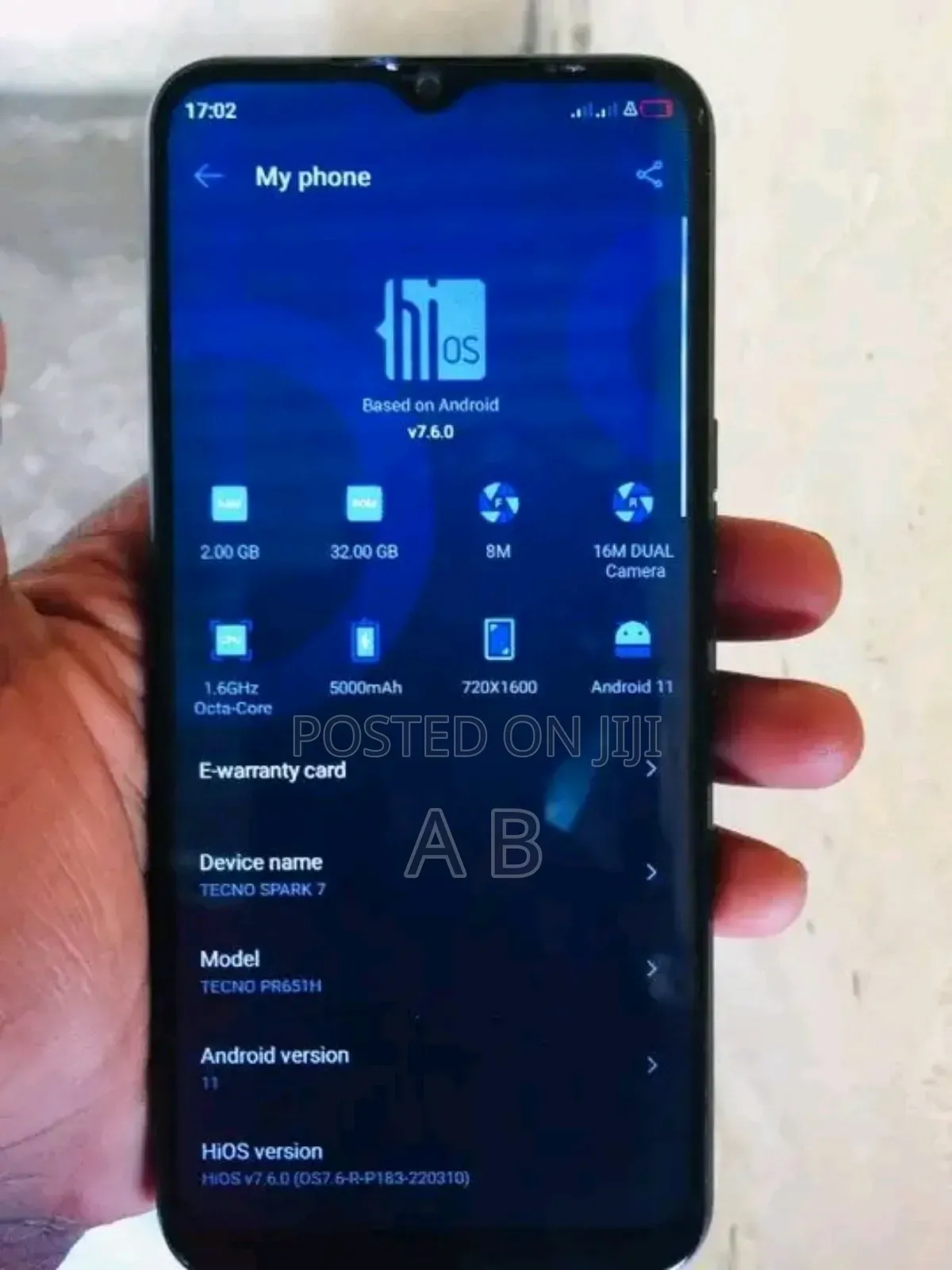Tecno Spark 7 32 GB Gray