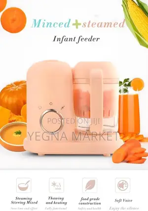 Babey Food Processerየልጆች የምግብ ማቀነባበሪያ ምግቦችን ያሞቃል፣እስቲም ያደርጋል፣እዲሁም ይፈጫል