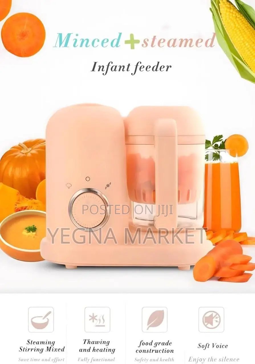 Babey Food Processerየልጆች የምግብ ማቀነባበሪያ ምግቦችን ያሞቃል፣እስቲም ያደርጋል፣እዲሁም ይፈጫል