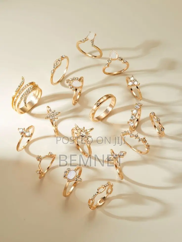 Set of Rings 66 | የሴቶች ያማሩ ቀለበቶች | 1 በ 100 ብር (10 ሲገዙ 2 በነጻ)
Etb100