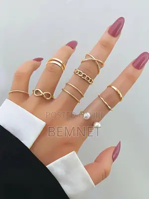 Set of Rings 66 | የሴቶች ያማሩ ቀለበቶች | 1 በ 100 ብር (10 ሲገዙ 2 በነጻ)
Etb100