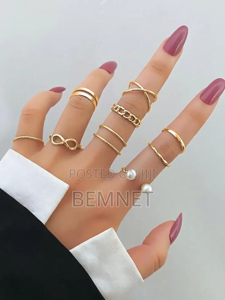 Set of Rings 66 | የሴቶች ያማሩ ቀለበቶች | 1 በ 100 ብር (10 ሲገዙ 2 በነጻ)
Etb100