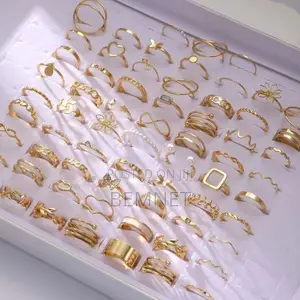 Set of Rings 66 | የሴቶች ያማሩ ቀለበቶች | 1 በ 100 ብር (10 ሲገዙ 2 በነጻ)
Etb100