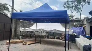 3×3 ሜትር የሚታጠፍ ድንኳን፡3m × 3m Folding Tent – Portable Outdoor Canopy