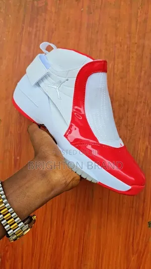 Air Jordan 19 White and Red