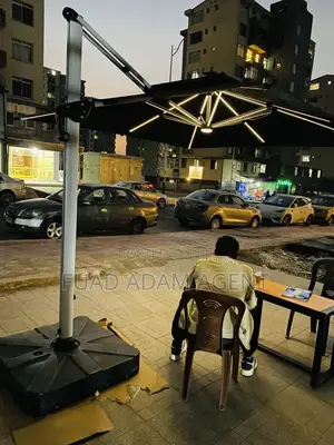 Outdoor Umbrella(With Solar LED Lights) 3mX3m– 3