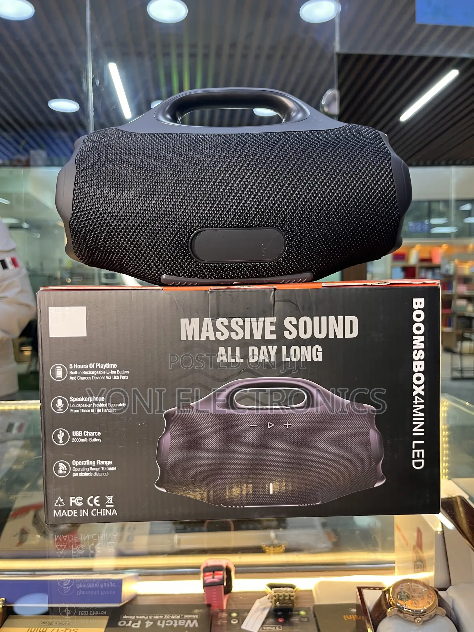 JBL Boomsbox 4 Mini Led Portable Wireless Speaker