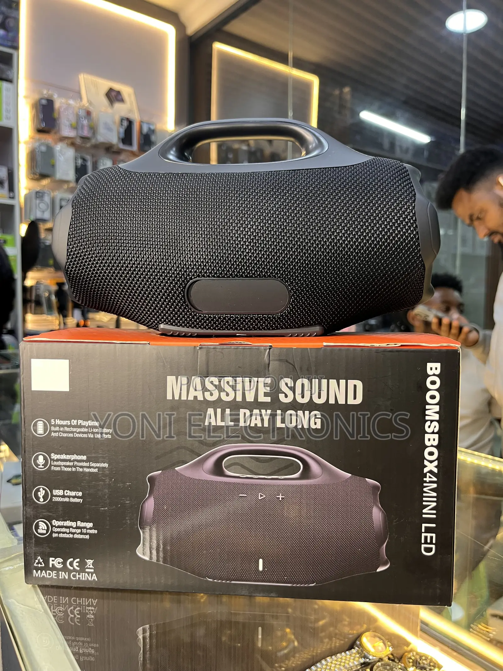 JBL Boomsbox 4 Mini Led Portable Wireless Speaker