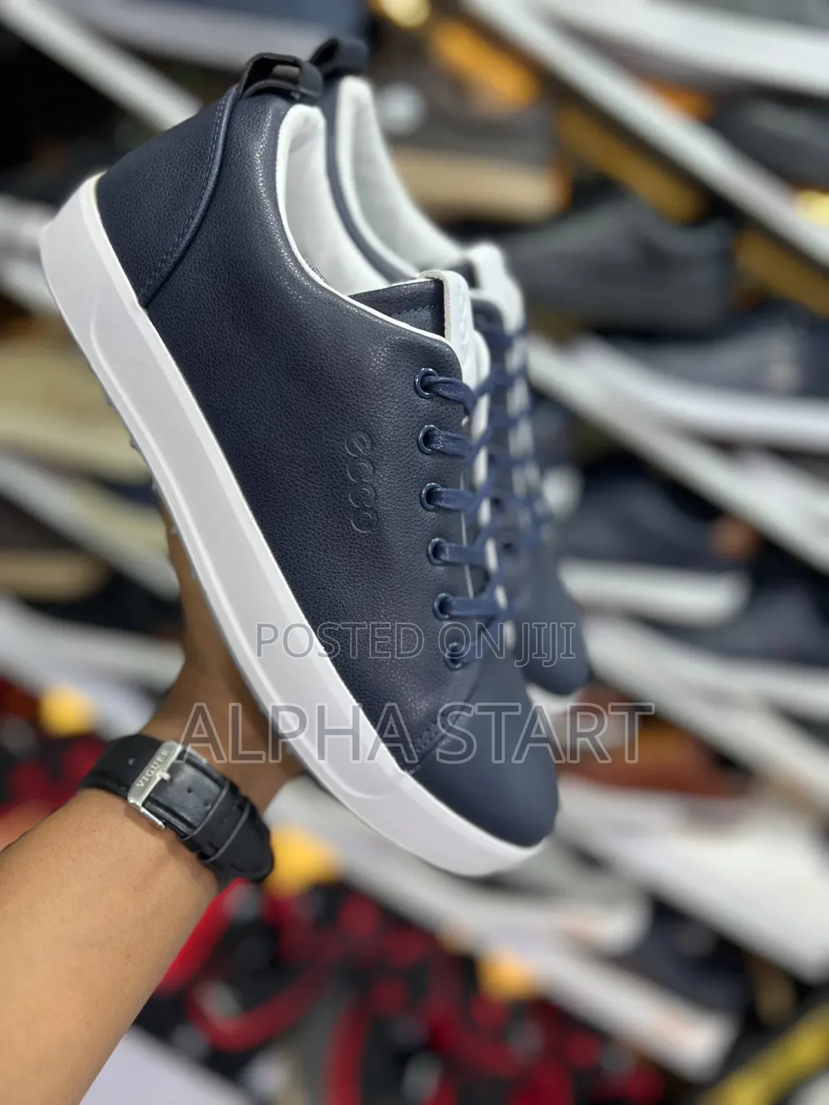 Ecco From Italy High Master Quality Lather Flat Shoes for Man's