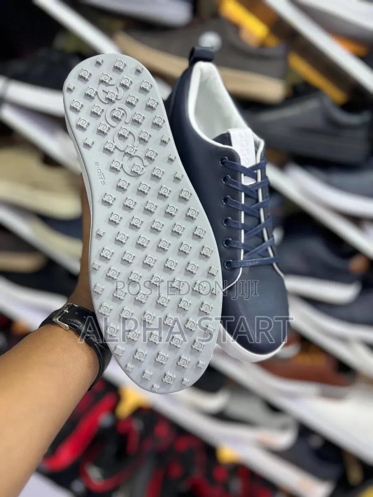 Ecco From Italy High Master Quality Lather Flat Shoes for Man's
