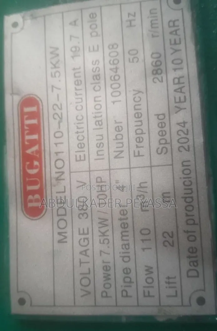 Sewage Submersible Pump10hp(For Dirty Water)
