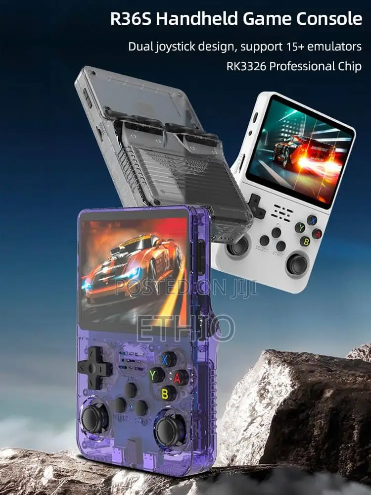 R36s የእጅ ጌም መሳሪያ (Gameboy)