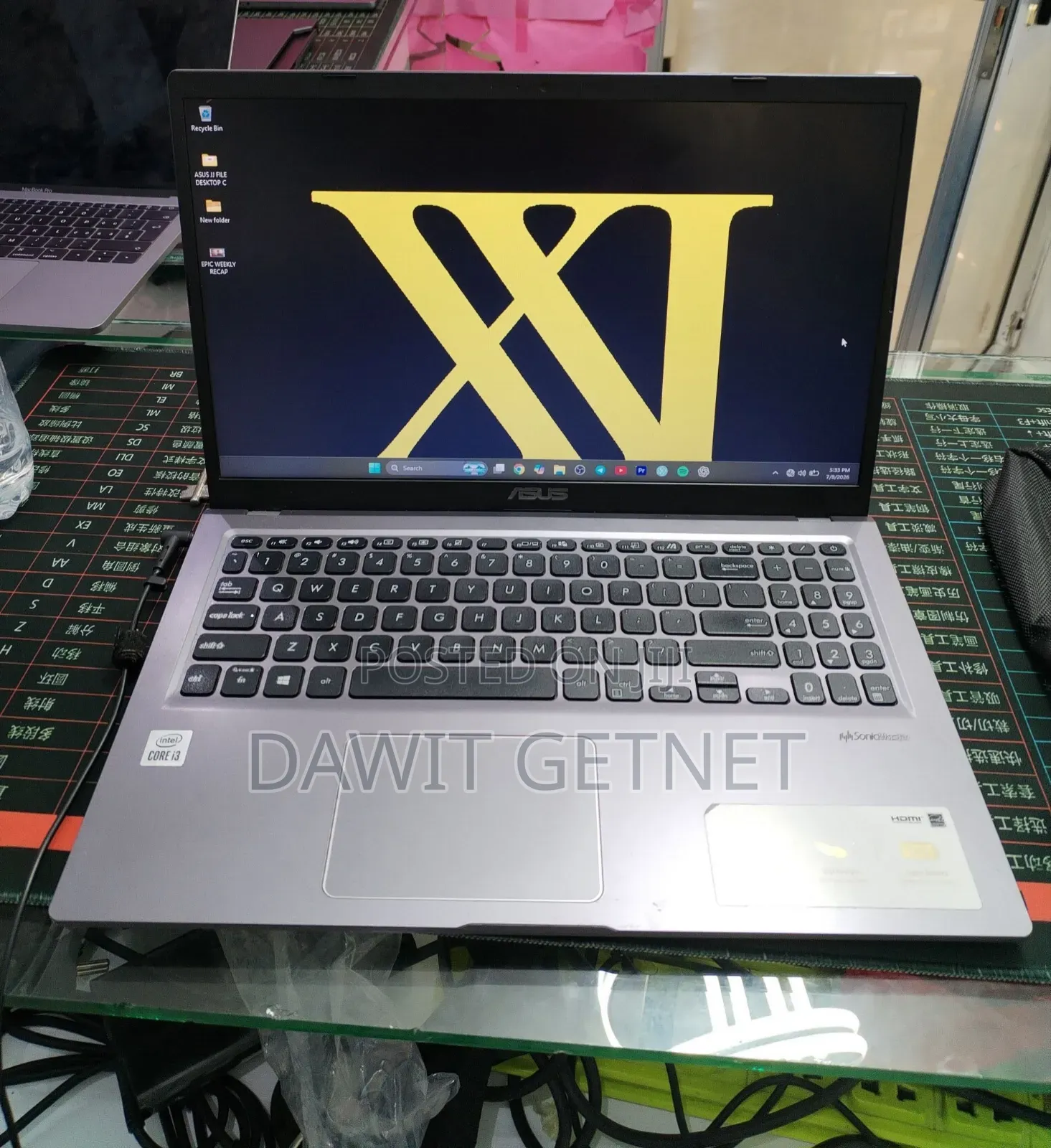 New Laptop Asus Vivobook 14 8GB Intel Core i3 SSD 256GB