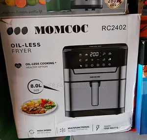 Momcoc 8.0l Oil-Less Air Fryer – 1000w High-Speed