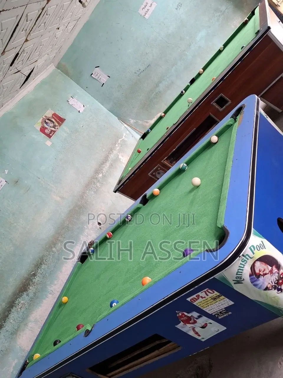 "የተሟላ የፑል ንግድ ስራ ለሽያጭ – 2 የፑል Professional Pool Table for Sale