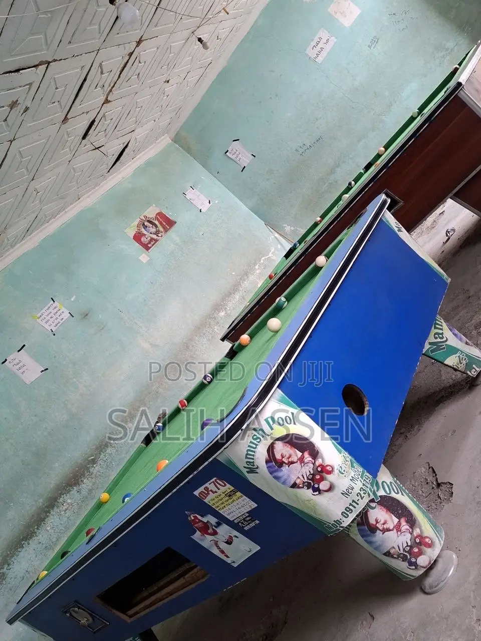 "የተሟላ የፑል ንግድ ስራ ለሽያጭ – 2 የፑል Professional Pool Table for Sale