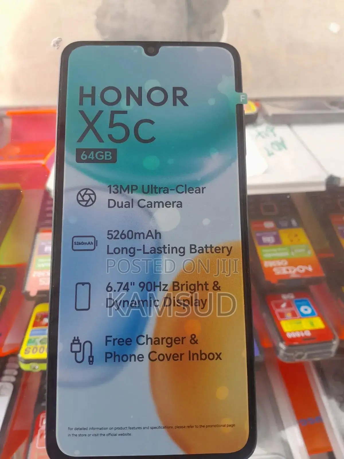 New Honor X5c Plus 64 GB Black