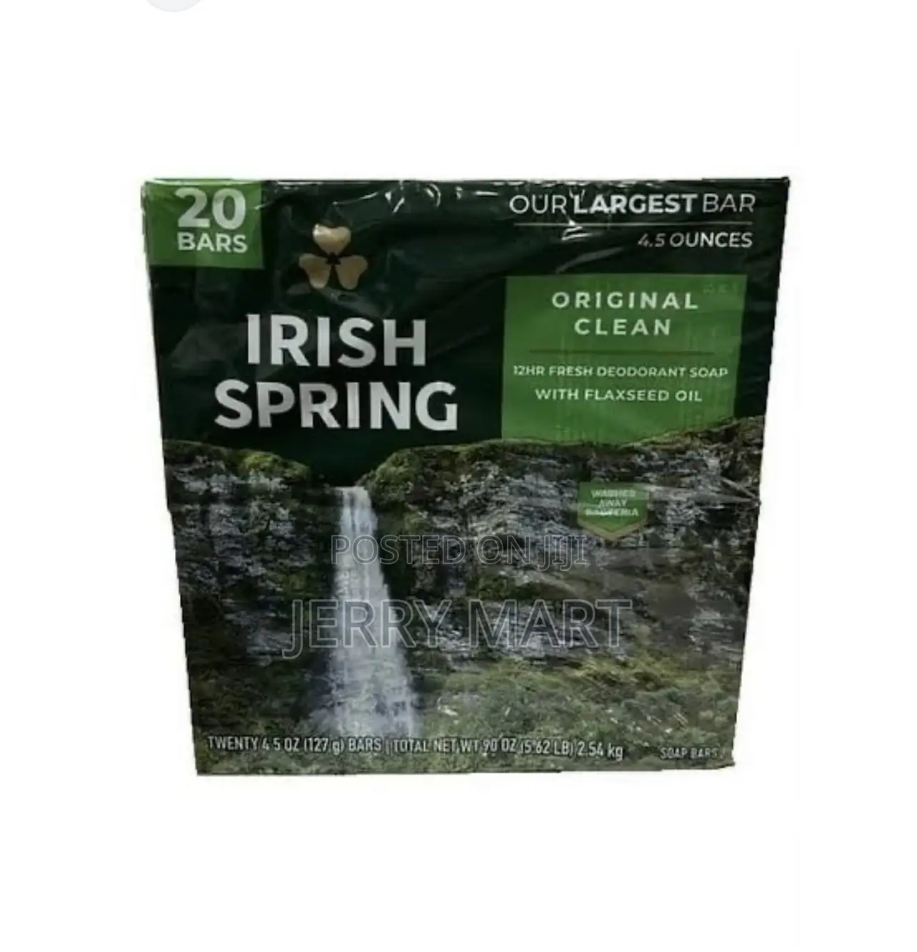 Irish Spring Original Clean Deodorant Bar Soap.