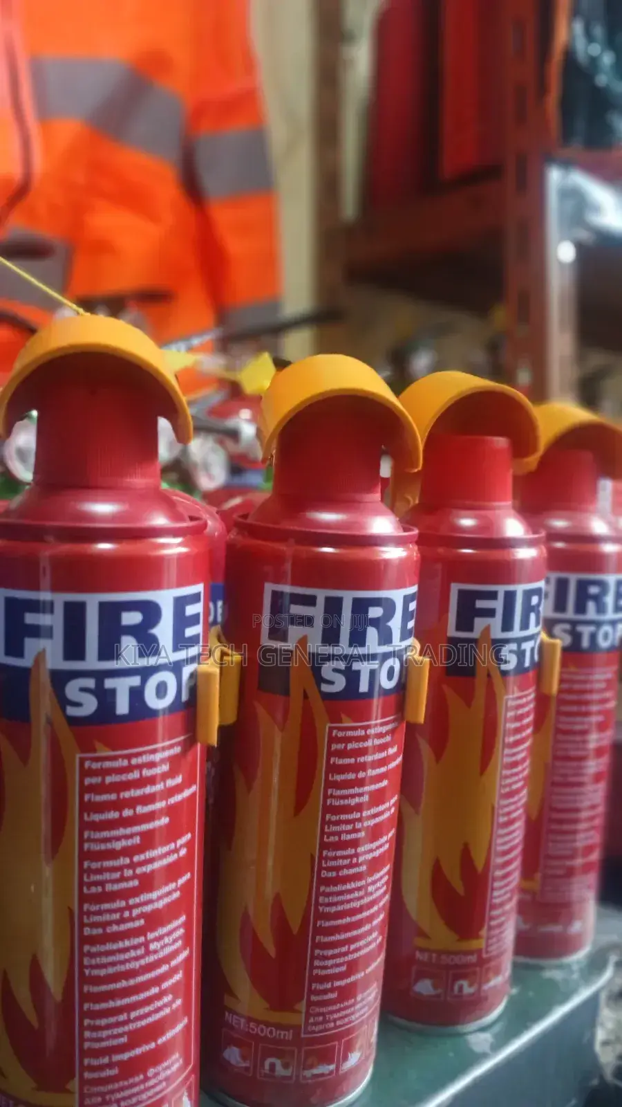 500ml Vehicle and Kitchen Fire Extinguisher እሳት ማጥፊያ ለመኪናዎ 500ሚሊ