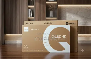 Syinix 55" Smart Google Qled Tv 2026 – Brilliant Colors, Smarter