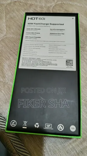 New Infinix Hot 60i 256 GB Gray