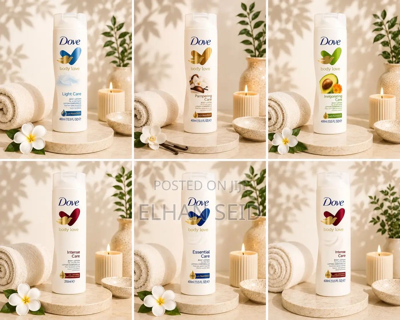 Dove Body Lotion and Shower Gel