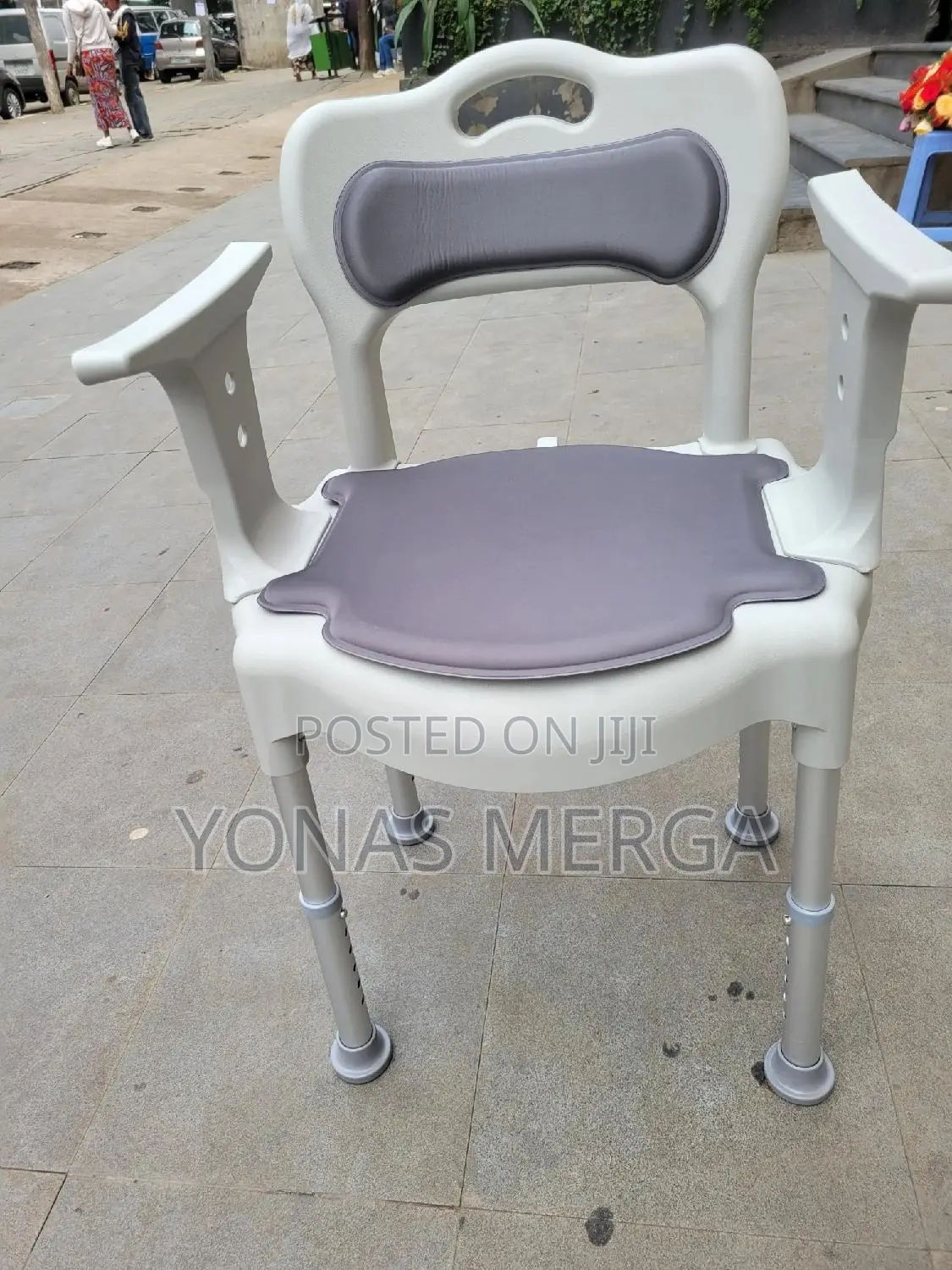 Commode Chair Length: 40cm (15") Commode Chair Width: 51cm (20")