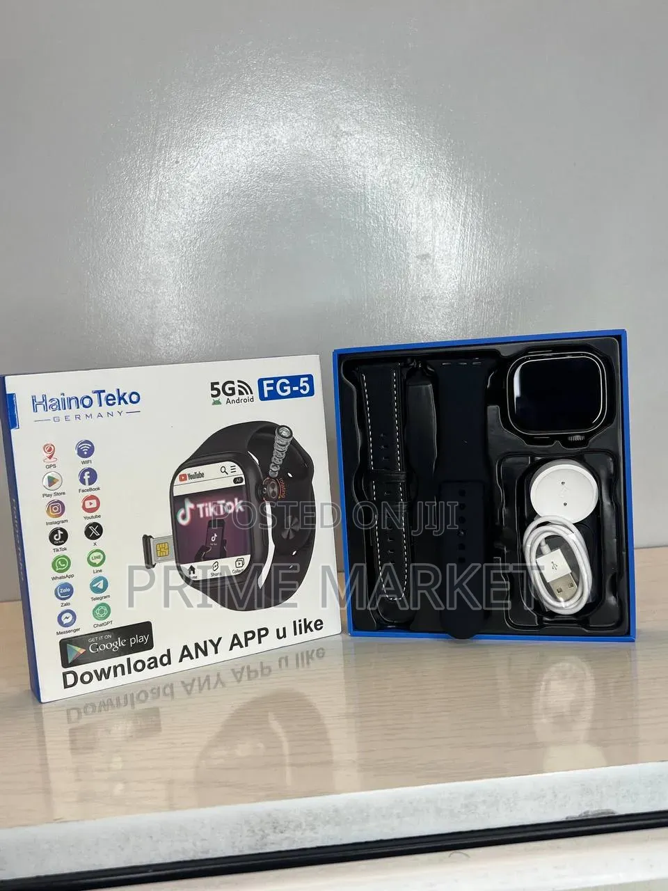 Haino Teko Fg-5 Smart Watch! (Sim Card 5g Wifi የሚቀበል