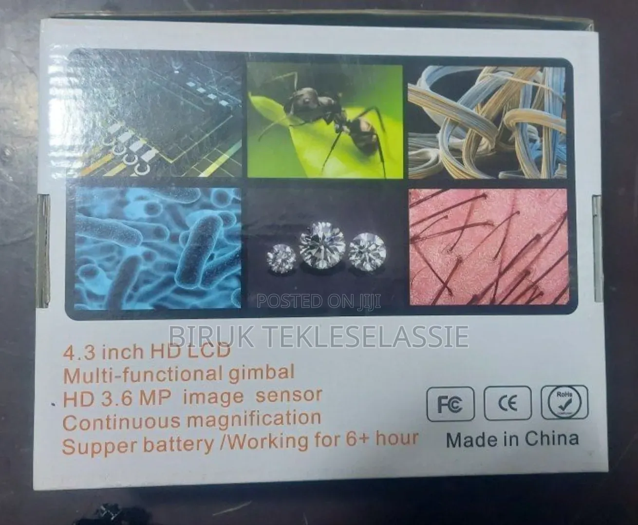 Portable LCD Digital Microscope (3.6 Megapixel)
