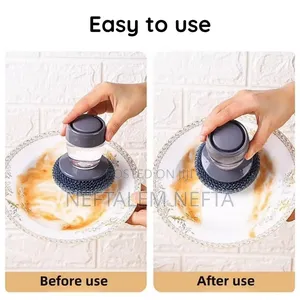 Liquid Adding Pot Washing Brush