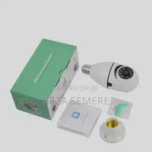 Ultra-Secure 360° Rotating Bulb CCTV Camera