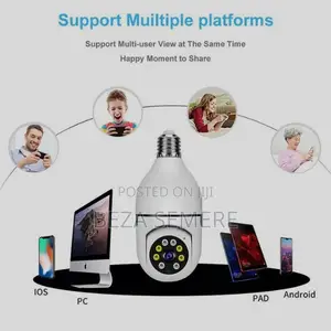 Easy Install Auto-Tracking Wireless Bulb CCTV