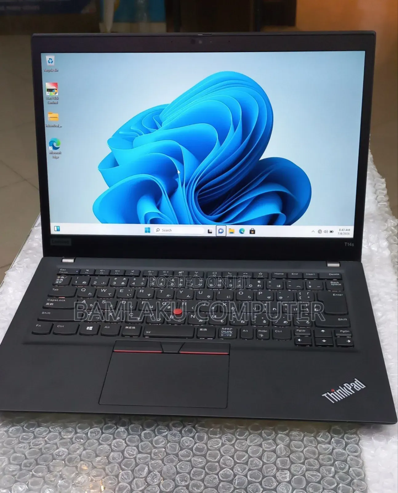 New Laptop Lenovo ThinkPad T14s Gen 2 16GB AMD Ryzen 5 SSD 512GB