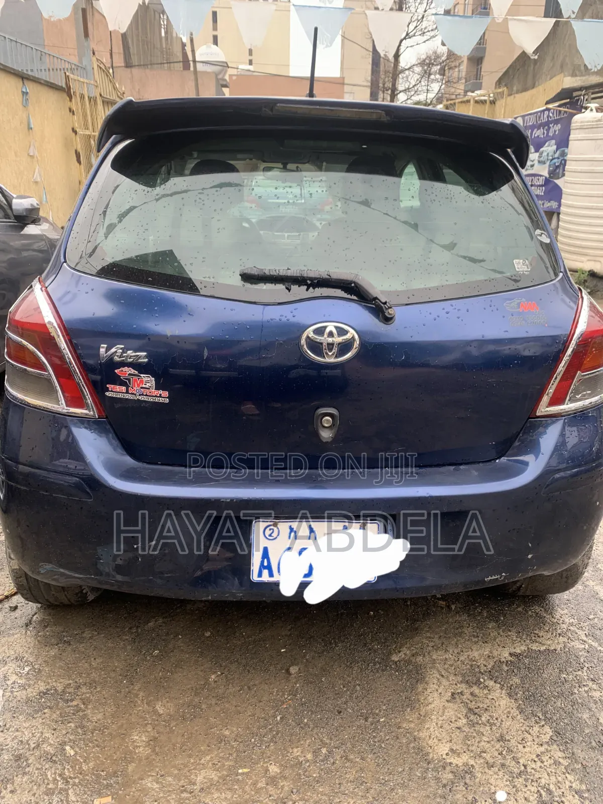 Toyota Yaris 2008 Blue