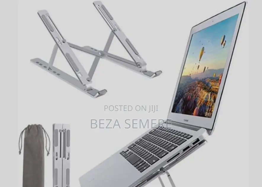 Portable Foldable Laptop Desk Stand – Premium Heat-Dissipation Riser