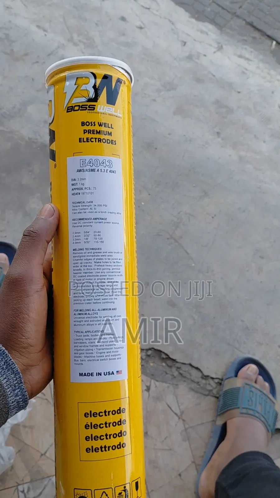 Boss Well Premium E4043 Aluminum Welding Electrodes (1kg)