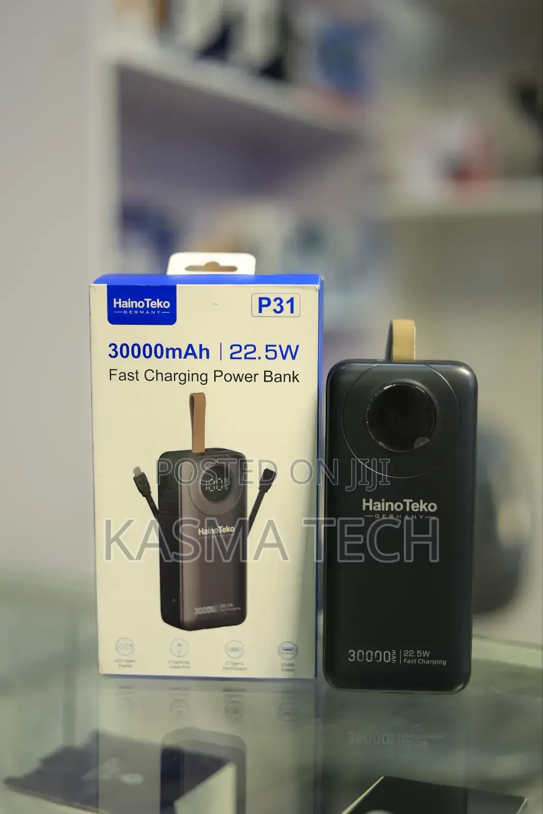Hainoteko P31 30000mah 22.5w Fast Charging Power Bank