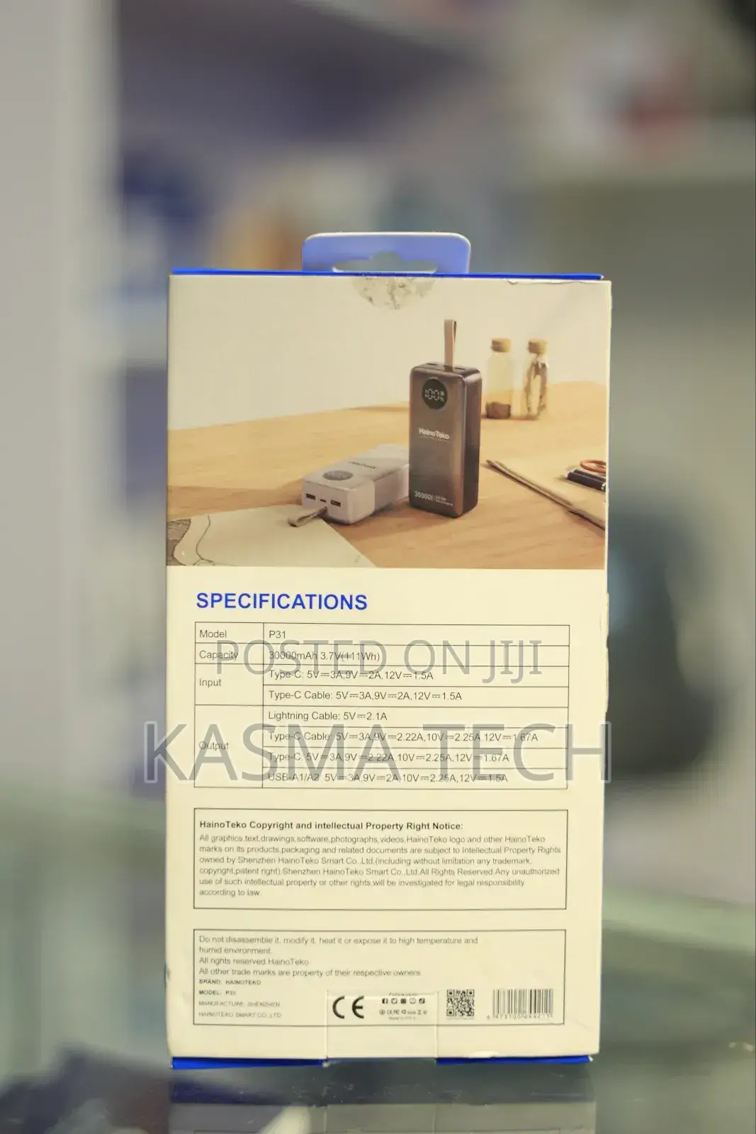 Hainoteko P31 30000mah 22.5w Fast Charging Power Bank