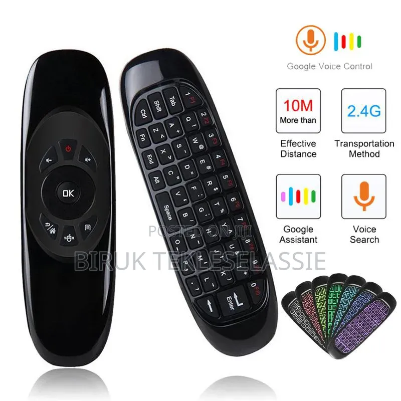 Air Mouse Rechargeable Wireless Portable Remote Control Backlight