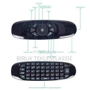 Air Mouse Rechargeable Wireless Portable Remote Control Backlight