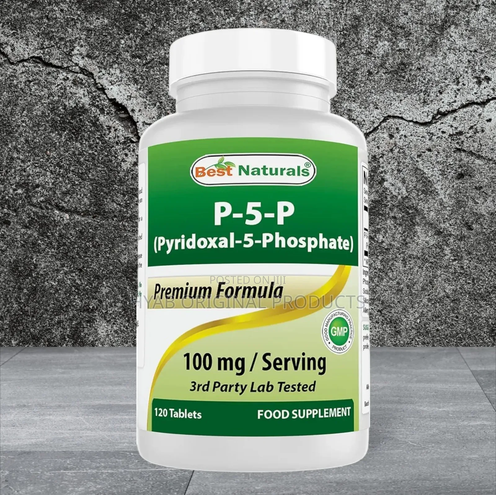 Best Naturals P5p B6 (Pyridoxal 5 Phosphate) 50 Mg- 120 Tablets -