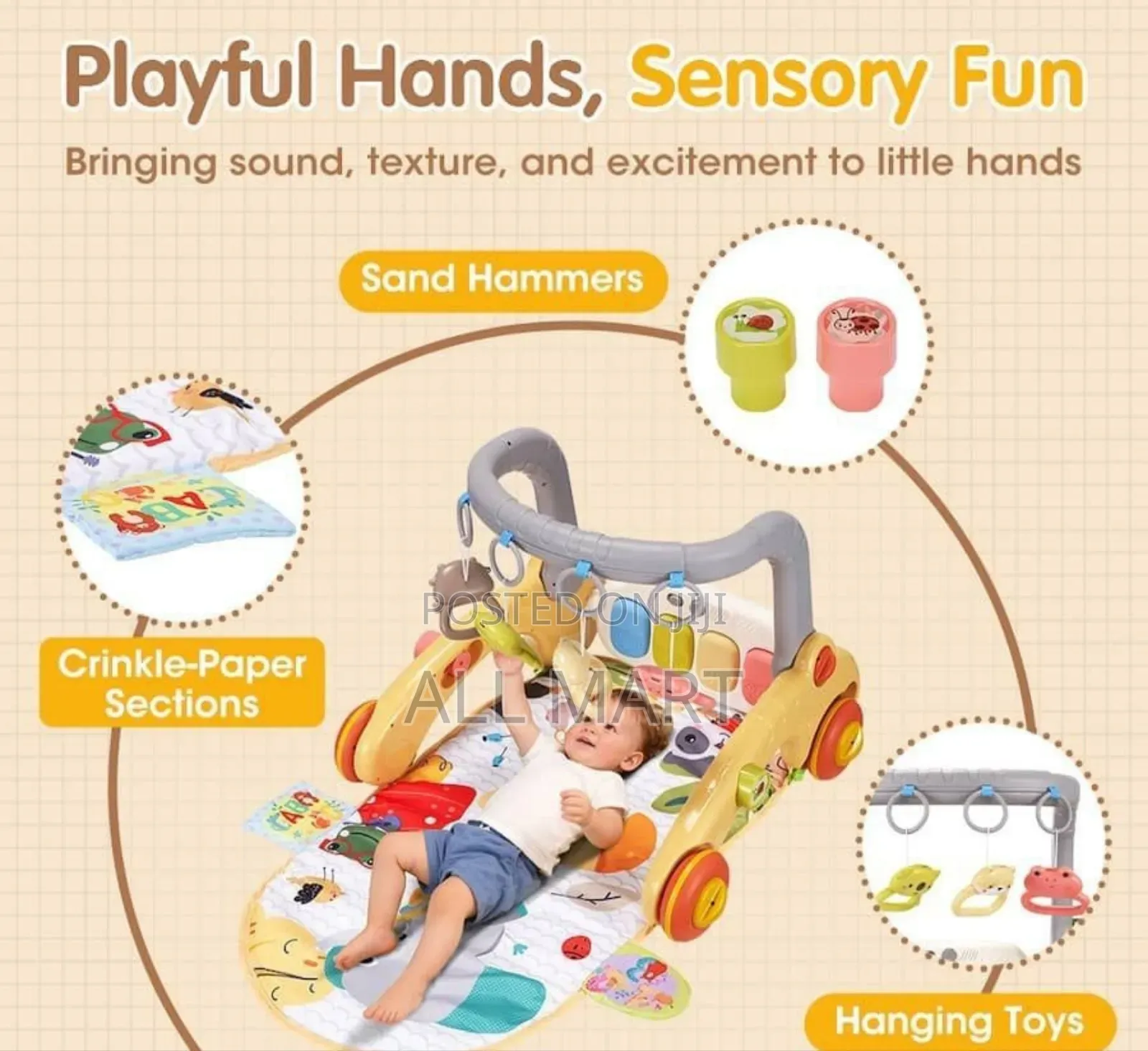 7-in-1 Multifunctional Musical Piano Activity Gym
